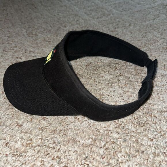 Masters Low Rider Golf Visor Augusta National Core Logo Adj Unisex Black EUC - Picture 3 of 6